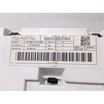 Recambio de cuadro instrumentos para citroën c5 station wagon 1.6 hdi fap referencia OEM IAM 9666330580  