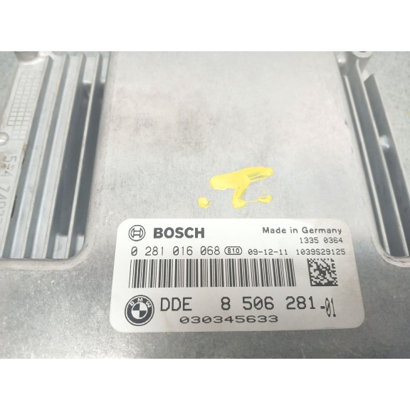 Recambio de centralita motor uce para bmw 1 (e81) 116 d referencia OEM IAM 0281016068 850628101 