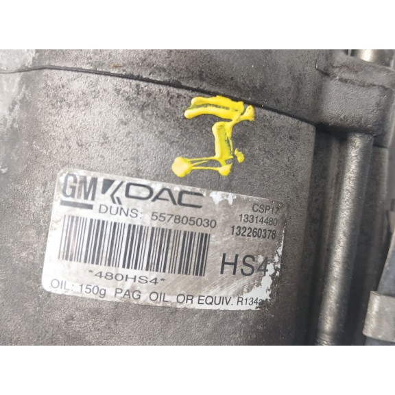 Recambio de compresor aire acondicionado para chevrolet cruze 2.0 diesel cat referencia OEM IAM 13314480 132260378 557805030