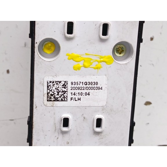 Recambio de mando elevalunas delantero izquierdo para hyundai i30 (pd) 2020 referencia OEM IAM 93571G3030PMP  