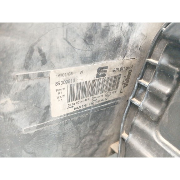 Recambio de faro izquierdo para seat altea (5p1) 1.9 tdi referencia OEM IAM 5P1941005E  