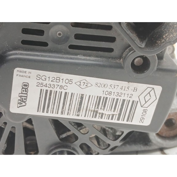 Recambio de alternador para dacia sandero (bs_) 1.5 dci referencia OEM IAM 8200667608 8200537415b sg12b105