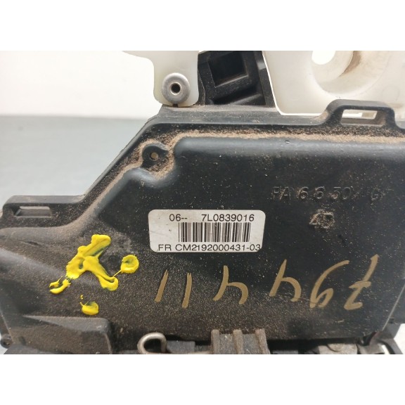 Recambio de cerradura puerta trasera derecha para seat altea (5p1) 1.9 tdi referencia OEM IAM 7L0839016D  