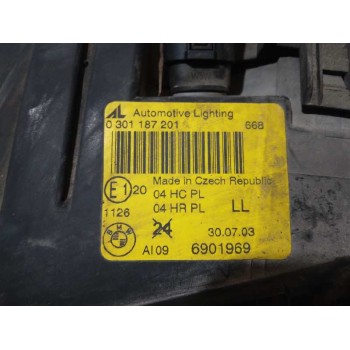 Recambio de faro izquierdo para bmw serie 3 compact (e46) 320td referencia OEM IAM 0301187201 6901969 CARCASA ROTA