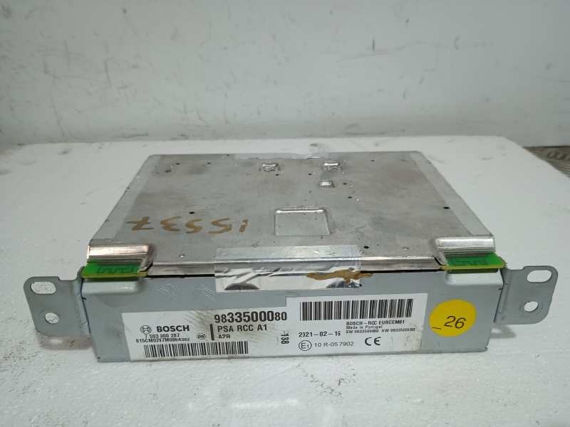 Recambio de sistema audio / radio cd para opel corsa f 1.2 referencia OEM IAM 9833500080  