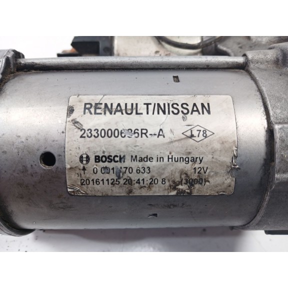 Recambio de motor arranque para renault talisman grandtour (kp_) 1.6 dci 130 referencia OEM IAM 233000686R  