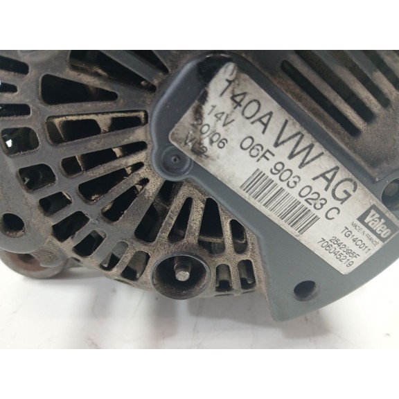 Recambio de alternador para seat altea (5p1) 1.9 tdi referencia OEM IAM 06F903023F / 06F903023FX  