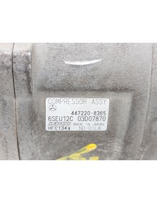 Recambio de compresor aire acondicionado para mercedes-benz clase a (w168) a 170 cdi (168.009, 168.109) referencia OEM IAM 44722 2