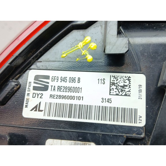 Recambio de piloto trasero derecho para seat arona (kj7, kjp) 1.0 tsi referencia OEM IAM 6f9945096b  