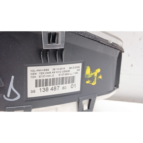 Recambio de cuadro instrumentos para peugeot 208 i (ca_, cc_) 1.2 vti 82 referencia OEM IAM 9813848780  