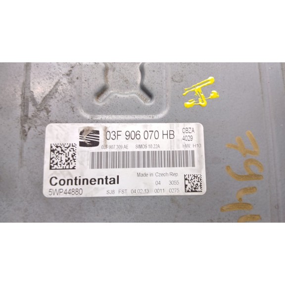 Recambio de centralita motor uce para seat ibiza iv (6j5, 6p1) 1.2 tsi referencia OEM IAM 03f906070hb 5wp44880 