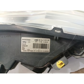Recambio de faro izquierdo para peugeot 208 i (ca_, cc_) 1.2 puretech 82 referencia OEM IAM 9802221880 89905649 