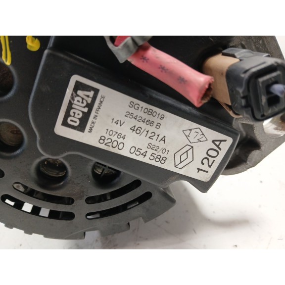 Recambio de alternador para renault scenic (ja..) 1.9 dti diesel referencia OEM IAM 8200054588 sg10b019 2542466b