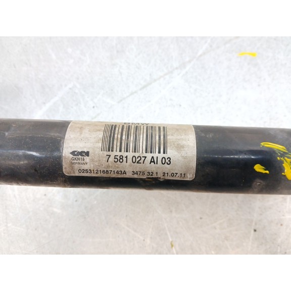 Recambio de transmision trasera izquierda para bmw serie 5 lim. (f10) 520d xdrive referencia OEM IAM 33207581027 7581027AI03 