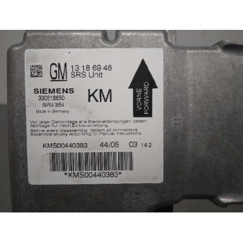 Recambio de centralita airbag para opel vectra c berlina 1.9 cdti referencia OEM IAM 13186948 330518650 