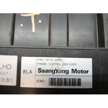 Recambio de mando climatizador para ssangyong actyon sports 200 xdi limited 4wd referencia OEM IAM 6870009080  