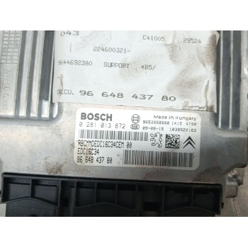 Recambio de centralita motor uce para citroën c4 i (lc_) 1.6 hdi referencia OEM IAM 9664843780 0281013872 