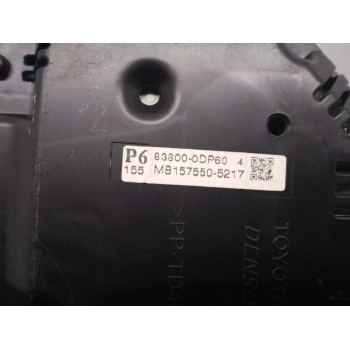 Recambio de cuadro instrumentos para toyota yaris active referencia OEM IAM 838000DP60 838000DP60 