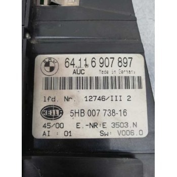 Recambio de mando climatizador para bmw serie 3 berlina (e46) 320d referencia OEM IAM 64116907897 6907897 
