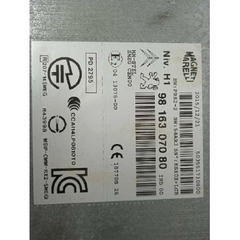 Recambio de sistema navegacion gps para peugeot 308 gti referencia OEM IAM 9816307080 9816307080 CAJA