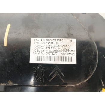 Recambio de cuadro instrumentos para peugeot 3008 active referencia OEM IAM 9804211280  