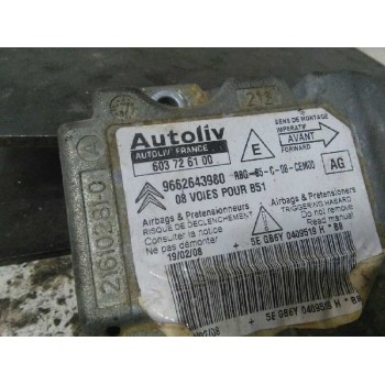 Recambio de centralita airbag para citroën c4 berlina collection referencia OEM IAM 9662643980 9662643980 9662643980