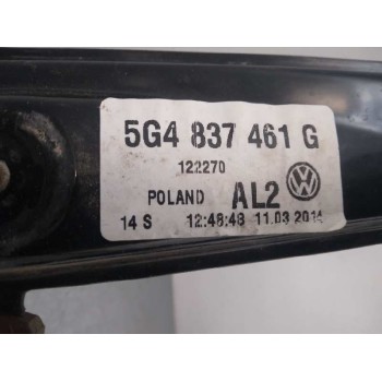 Recambio de elevalunas delantero izquierdo para volkswagen golf vii lim. business bluemotion tech. referencia OEM IAM 5G4837461G