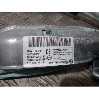Recambio de airbag cortina delantero izquierdo para volkswagen touran (1t3) highline referencia OEM IAM 1T0880741K  