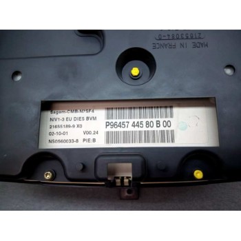 Recambio de cuadro instrumentos para citroën xsara berlina 2.0 hdi sx (66kw) referencia OEM IAM 9645744580  
