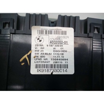 Recambio de cuadro instrumentos para bmw serie 1 berlina (e81/e87) 116d referencia OEM IAM 918733001  