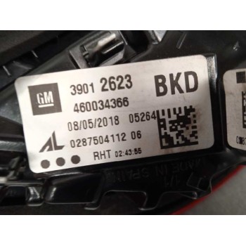 Recambio de piloto trasero izquierdo interior para opel corsa e 1.4 referencia OEM IAM 39012623 39012623BKD 028751411206