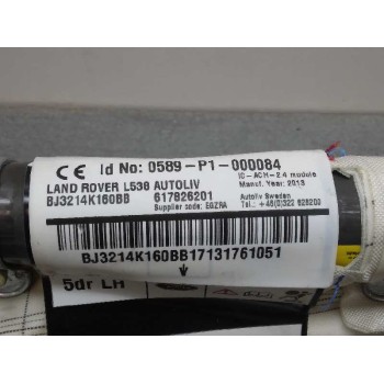 Recambio de airbag cortina delantero izquierdo para land rover evoque dynamic referencia OEM IAM 0589P1000084 617826201 