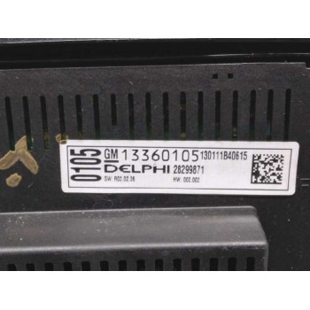 Recambio de sistema audio / radio cd para opel astra j lim. selective referencia OEM IAM 13360091  