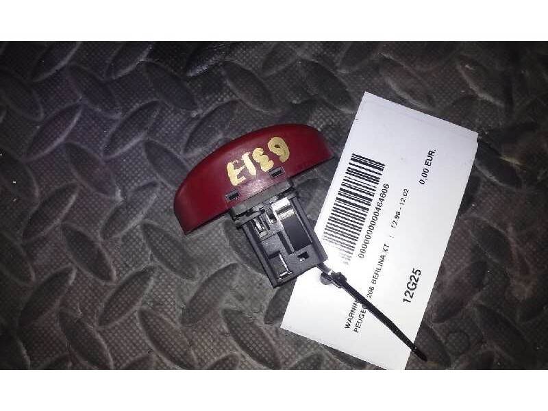 Recambio de warning para peugeot 206 berlina xt referencia OEM IAM  PINES FINOS 