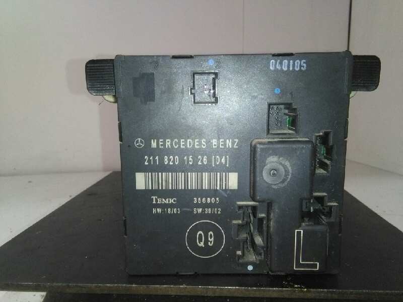Recambio de modulo electronico para mercedes-benz clase e (w211) berlina e 270 cdi (211.016) referencia OEM IAM 2118201526 CONTR