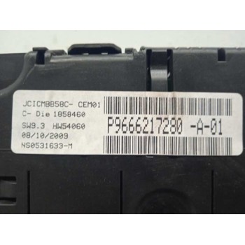 Recambio de cuadro instrumentos para citroën c4 picasso exclusive referencia OEM IAM 9666217280 P9666217280 DIGITAL