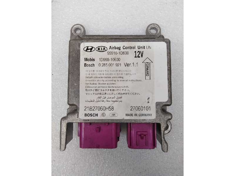 Recambio de centralita airbag para kia carens (un) concept referencia OEM IAM 959101D600 0285001921 