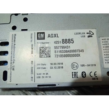 Recambio de sistema audio / radio cd para opel astra k lim. 5türig business referencia OEM IAM 42518885  