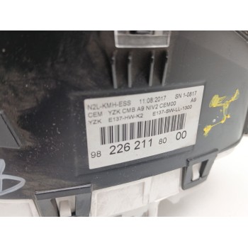 Recambio de cuadro instrumentos para peugeot 208 i (ca_, cc_) 1.2 gpl referencia OEM IAM 9822621180  