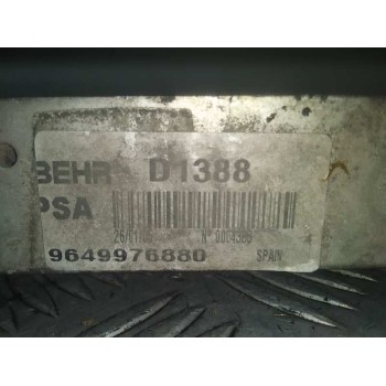 Recambio de intercooler para peugeot 607 (s2) básico referencia OEM IAM 9649976880  