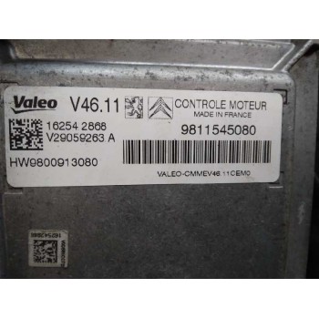 Recambio de centralita motor uce para citroën c4 cactus feel referencia OEM IAM 9811545080  