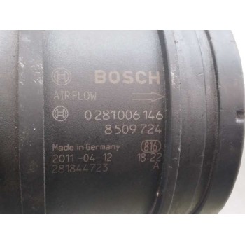 Recambio de caudalimetro para bmw serie 1 coupe (e82) 2.0 turbodiesel cat referencia OEM IAM 0281006146 8509724 4 PINES