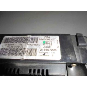 Recambio de mando climatizador para peugeot 307 (s1) xs referencia OEM IAM 96430991XT  