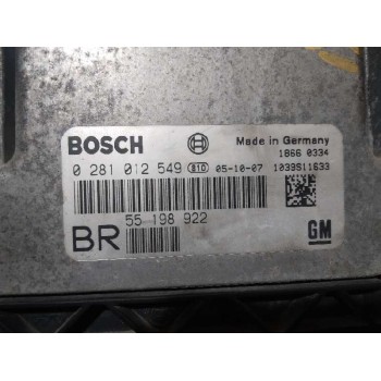 Recambio de centralita motor uce para opel zafira b enjoy referencia OEM IAM 55198922 0281012549 