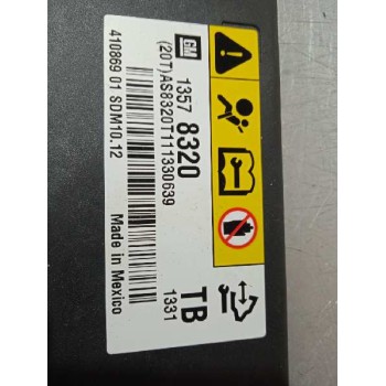 Recambio de centralita airbag para opel insignia berlina cosmo referencia OEM IAM 13578320  