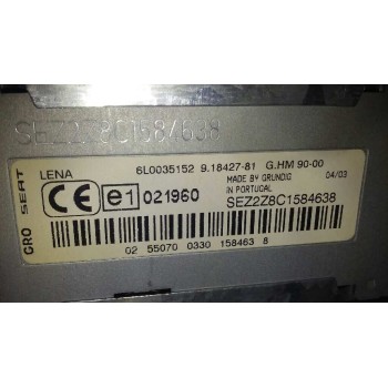 Recambio de sistema audio / radio cd para seat ibiza (6l1) cool referencia OEM IAM 6L0035152  