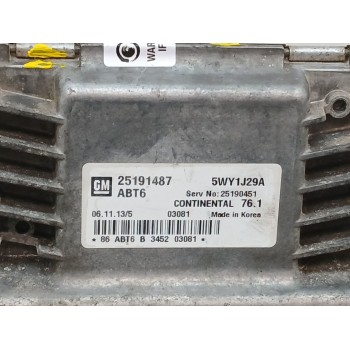 Recambio de centralita motor uce para chevrolet orlando 1.8 cat referencia OEM IAM 25191487  5WY1J29A