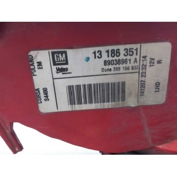 Recambio de piloto trasero derecho para opel corsa d catch me referencia OEM IAM 13186351 3P 