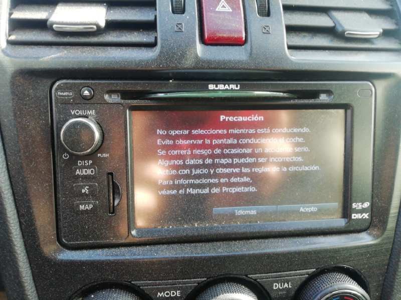 Recambio de sistema navegacion gps para subaru xv sport referencia OEM IAM   
