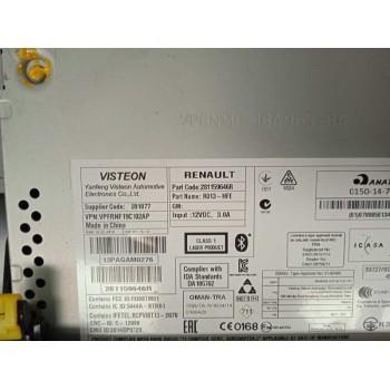 Recambio de sistema audio / radio cd para renault kadjar business referencia OEM IAM 281159646R 281159646R 